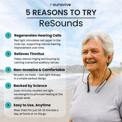 ReSounds – Red Light Therapy Ear Plugs